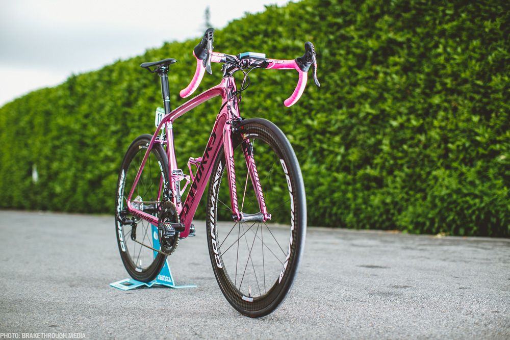 La Tarmac Rosa con la que ganó el Giro Nibali