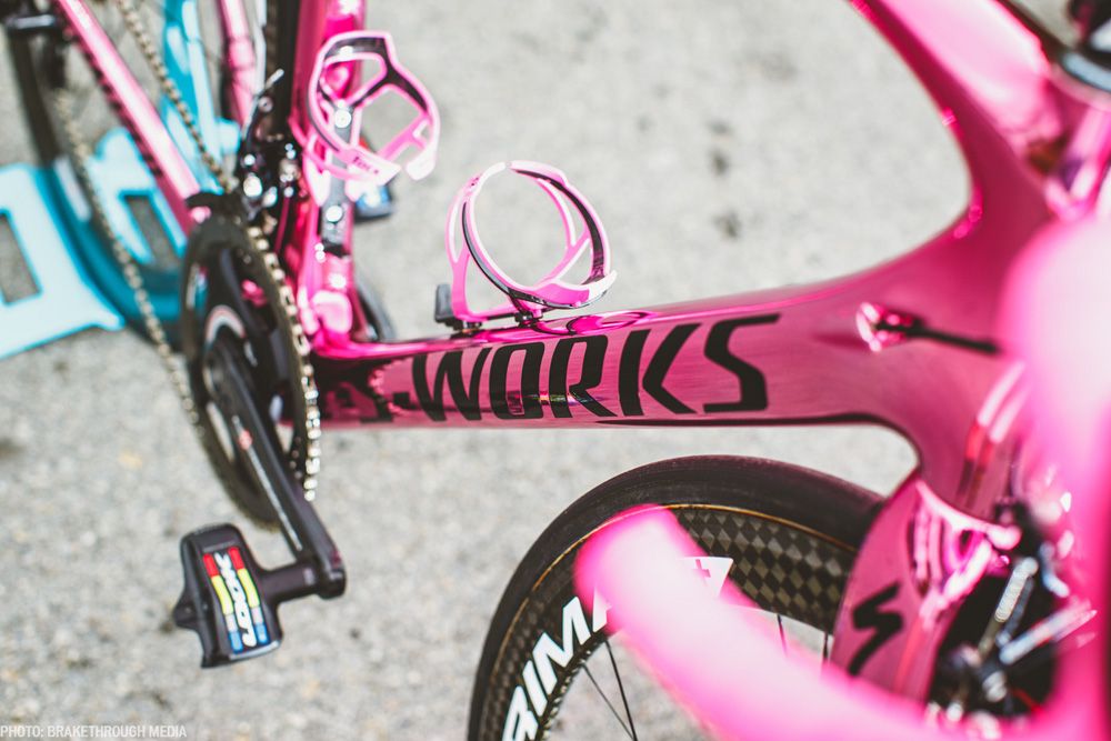 La Tarmac Rosa con la que ganó el Giro Nibali