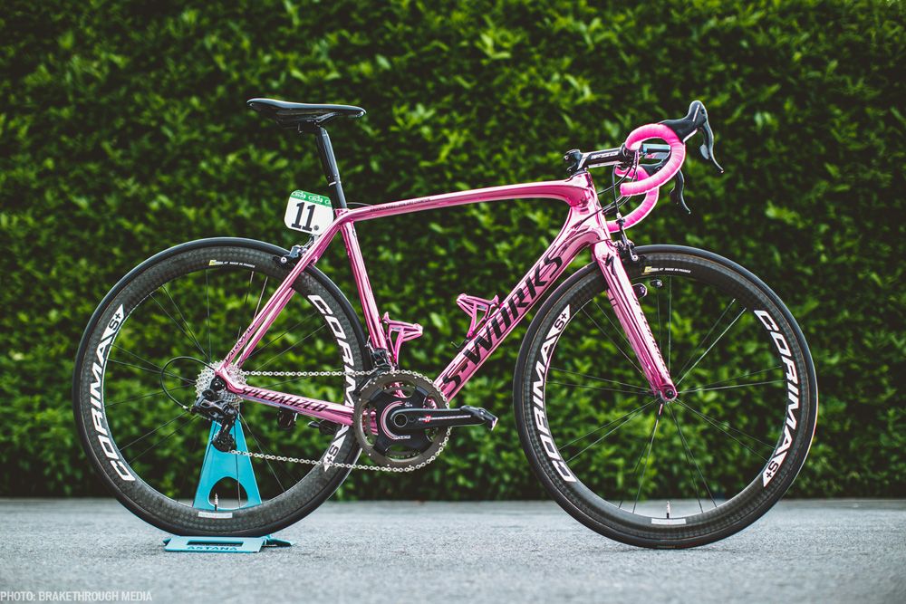La Tarmac Rosa con la que ganó el Giro Nibali