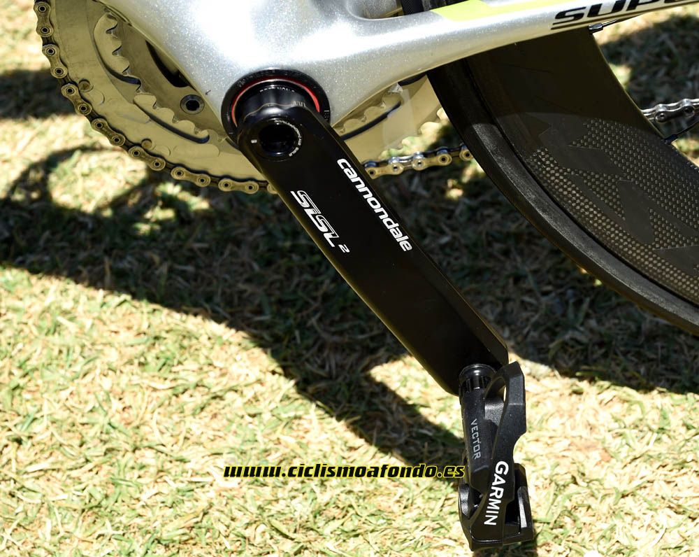 La supersix evo del equipo Cannondale