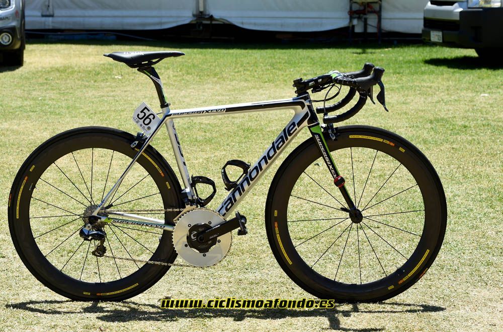 La supersix evo del equipo Cannondale