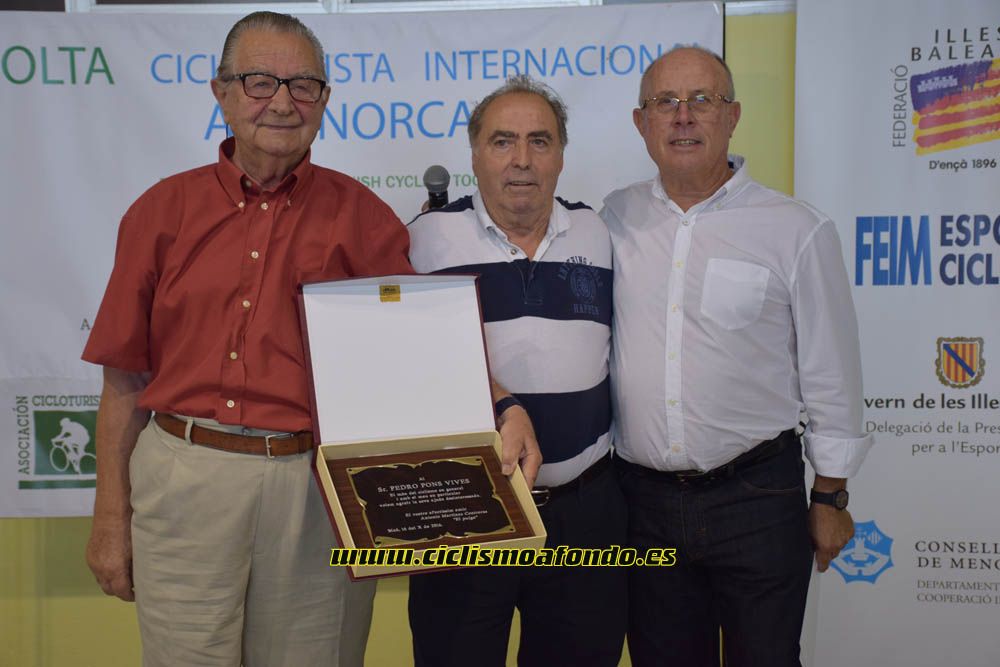 Volta a Menorca 2016 - Entrega de premios