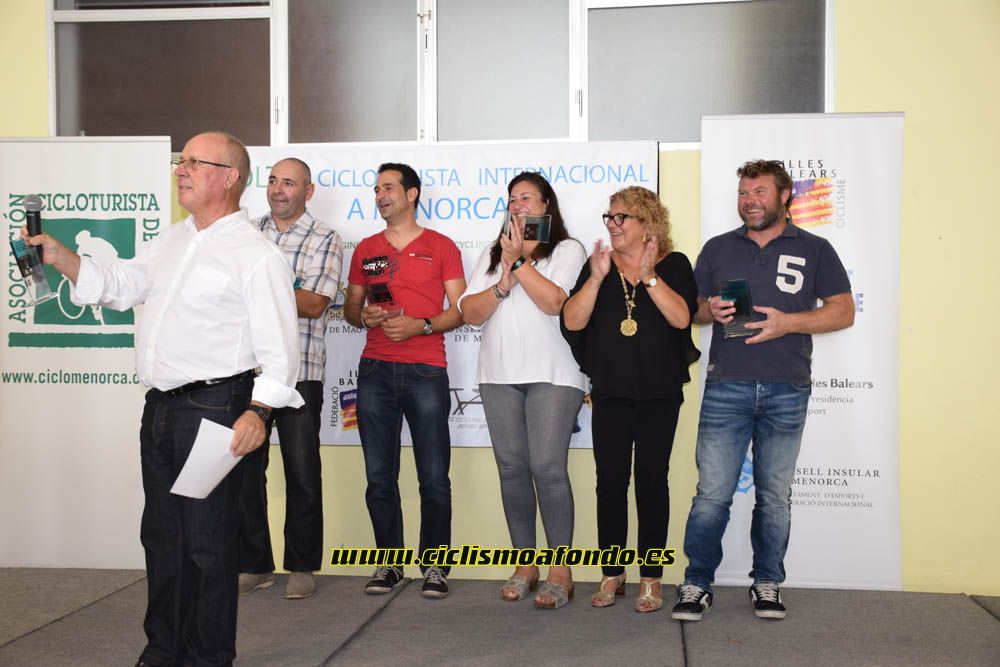 Volta a Menorca 2016 - Entrega de premios
