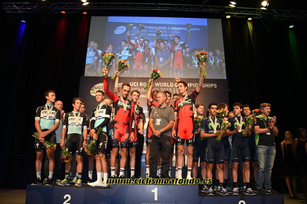 Las mejores imágenes de la Contrarreloj por equipos del Mundial de Richmond 2015