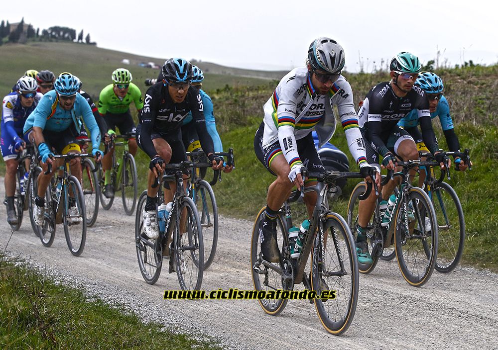 Las mejores fotografías de la Strade Bianche 2017