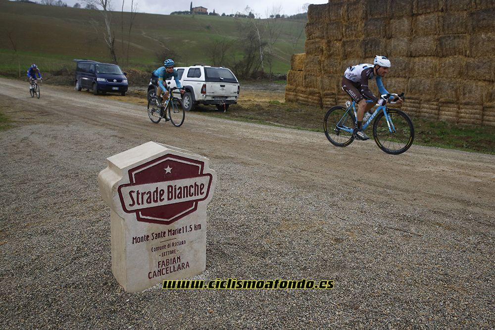 Las mejores fotografías de la Strade Bianche 2017
