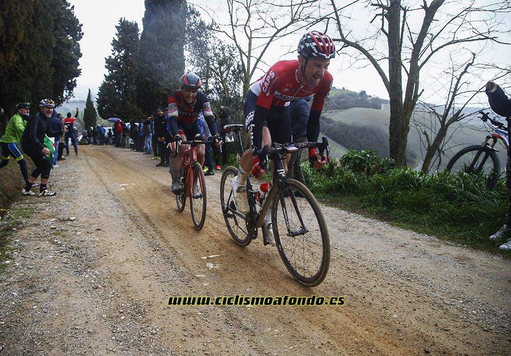Las mejores fotografías de la Strade Bianche 2017