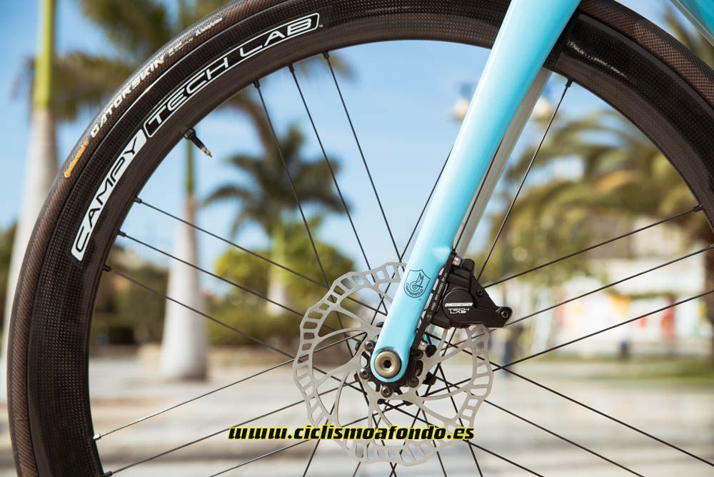 Presentación de los frenos de disco hidráulicos de Campagnolo