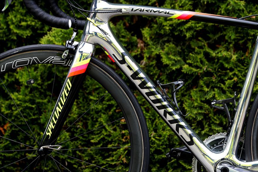 La nueva Specialized Tarmac de Alberto Contador