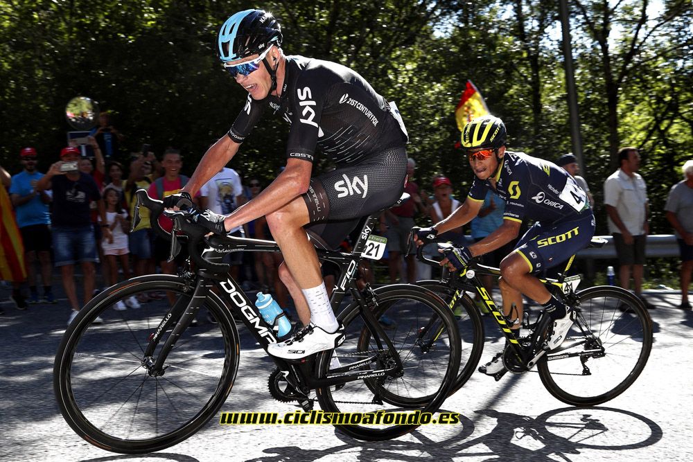 Las mejores imágenes de la Vuelta a España 2017