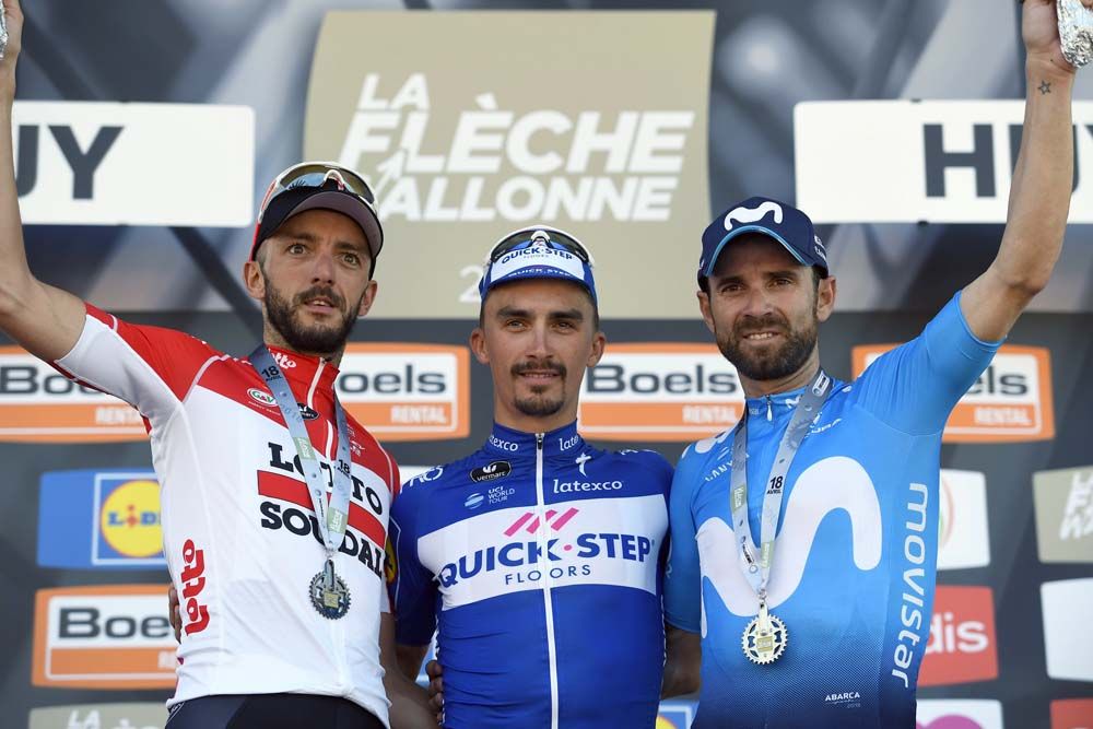 Las mejores imágenes de una Flecha Valona que consagra a Alaphilippe