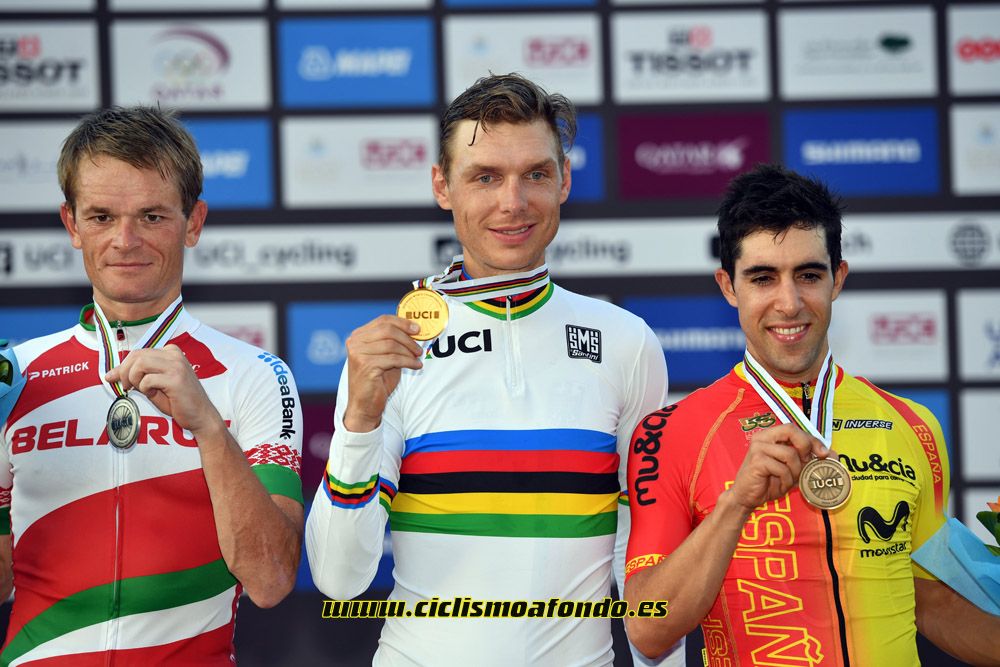 Mundial de Qatar 2016: las mejores imágenes de la contrarreloj élite masculina