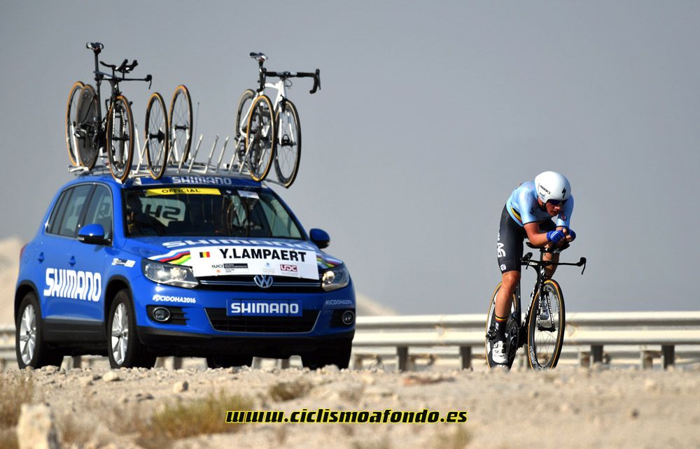 Mundial de Qatar 2016: las mejores imágenes de la contrarreloj élite masculina