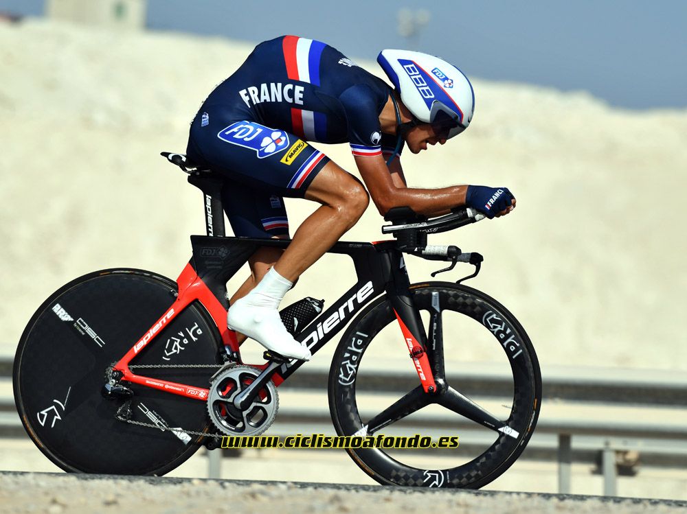 Mundial de Qatar 2016: las mejores imágenes de la contrarreloj élite masculina