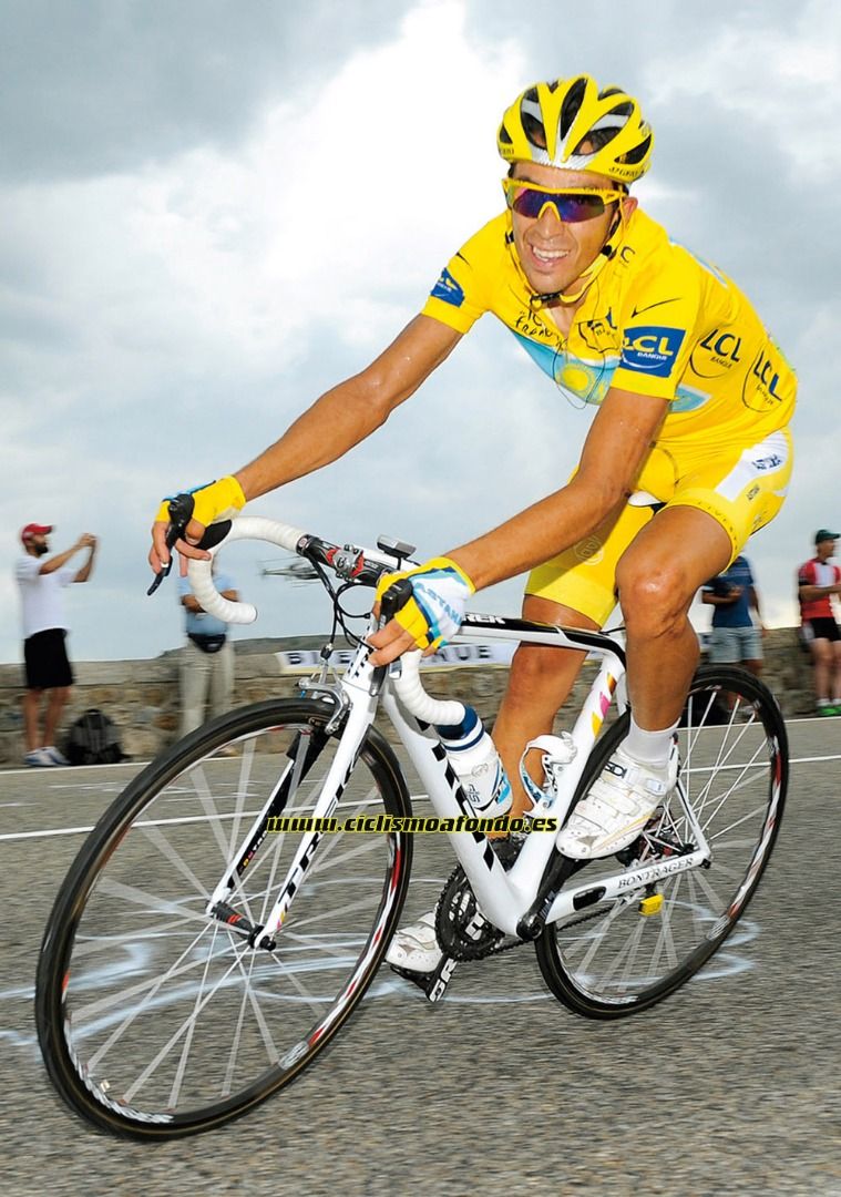 La trayectoria de Alberto Contador