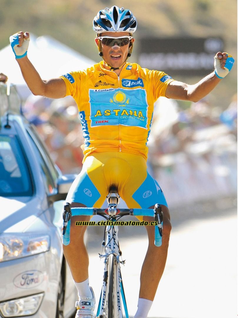 La trayectoria de Alberto Contador