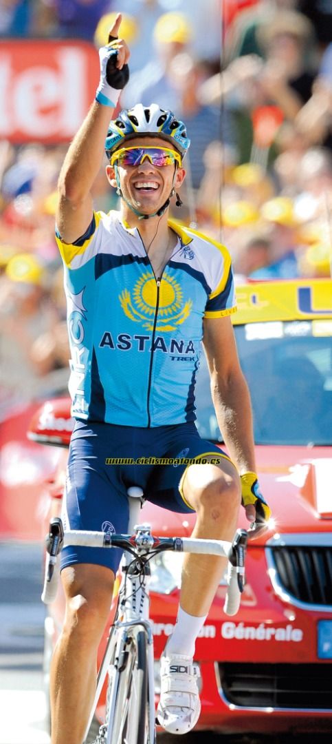 La trayectoria de Alberto Contador