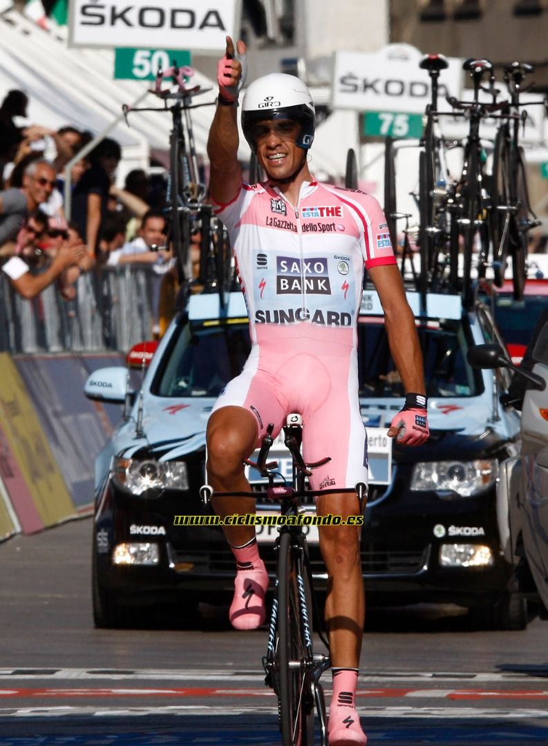 La trayectoria de Alberto Contador