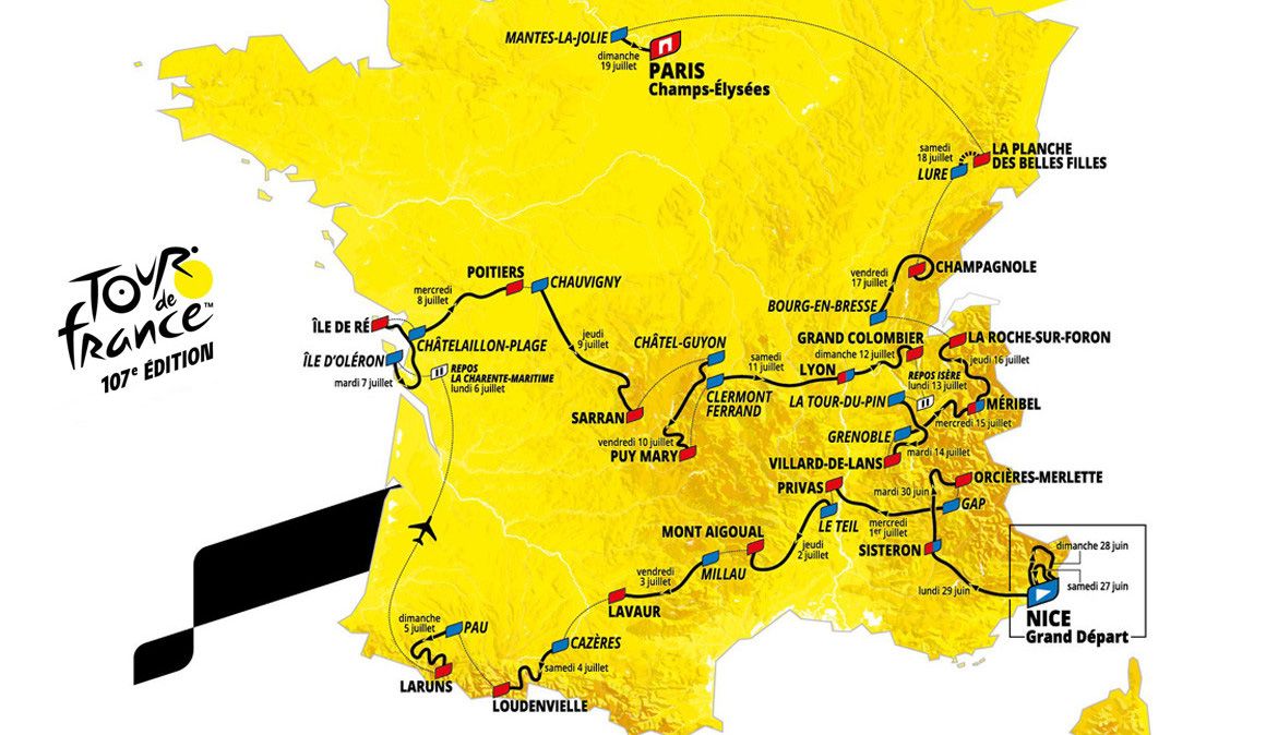El Tour se retrasa a septiembre pero mantiene su recorrido previsto