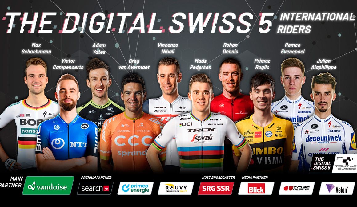 Un cartel de lujo para el Tour de Suiza virtual