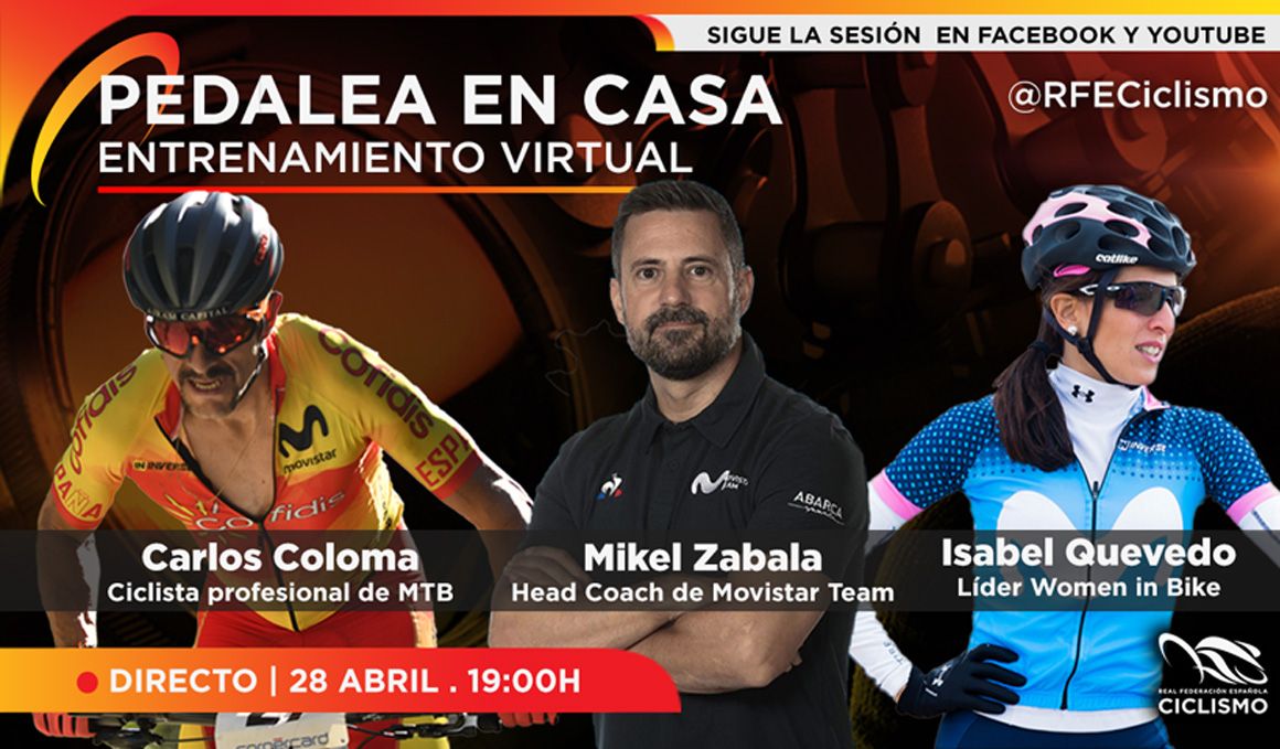 Pedalea en casa con la RFEC