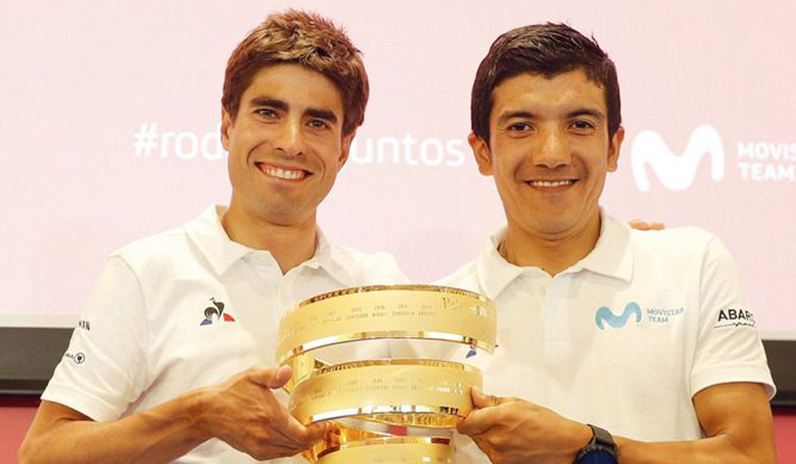 Mikel Landa y Richard Carapaz Mikel Landa y Richard Carapaz