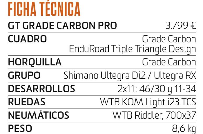 ficha tecnica gt grade