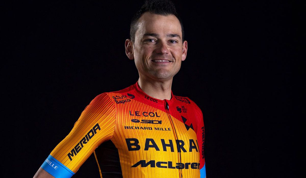 Rafa Valls (Bahrain-McLaren), en una imagen de esta temporada. Foto: Bettini Photo