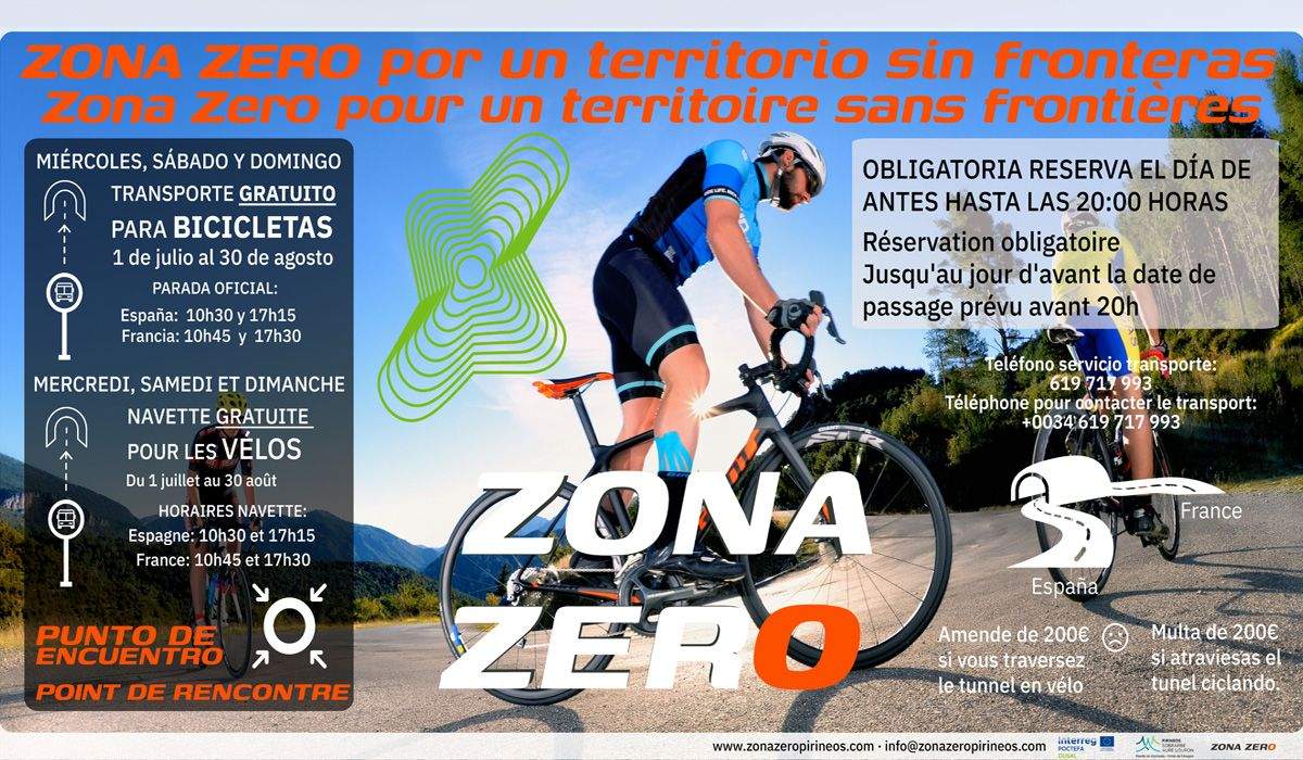 El servicio del paso de la bicicleta por el túnel Bielsa-Aragnouet se repetirá este verano