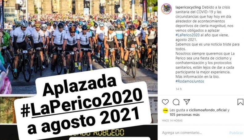 la perico 2020 aplazada la perico 2020 aplazada