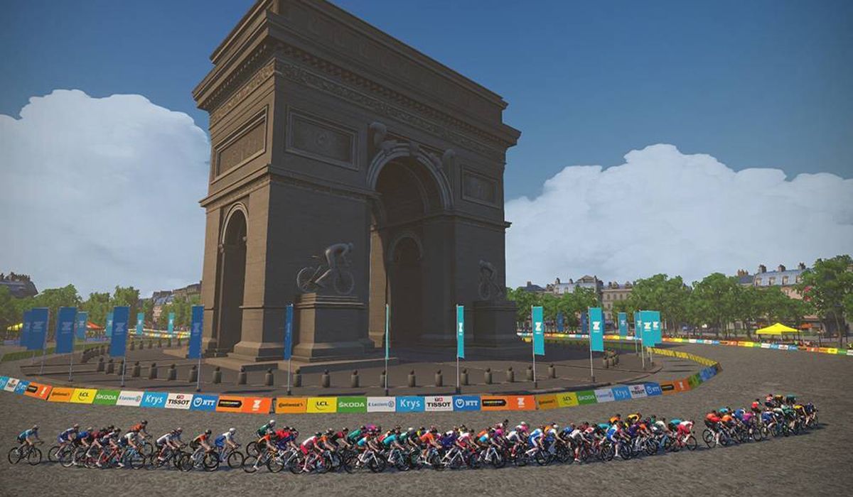 Tour de Francia virtual en Zwift