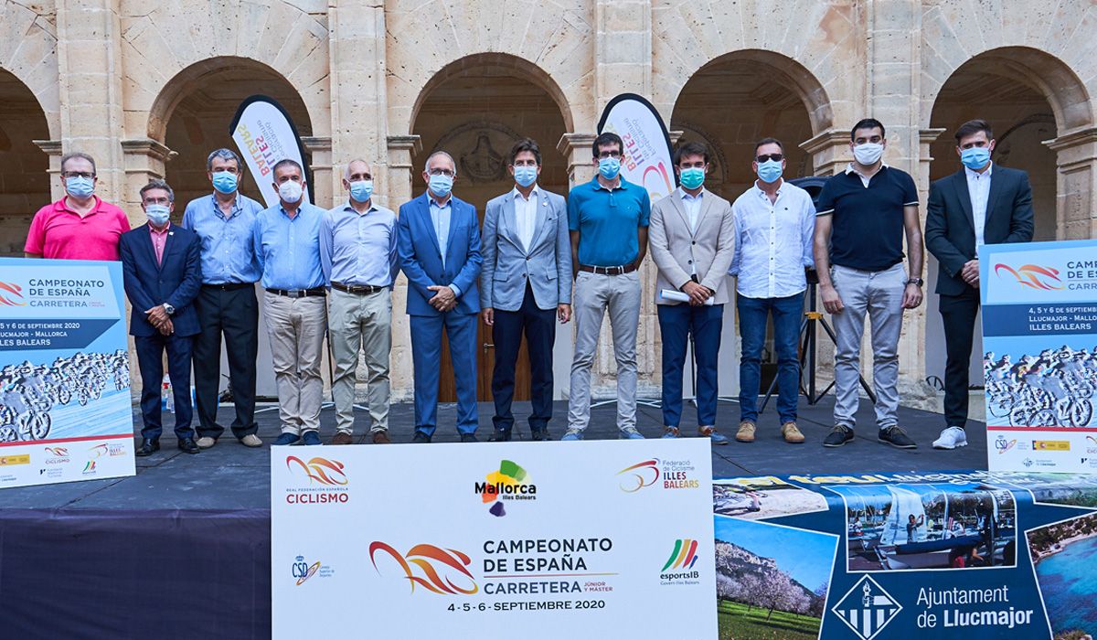 Presentado en Llucmajor el Campeonato de España de Carretera Junior y Máster. Foto: Federación Balear de Ciclismo
