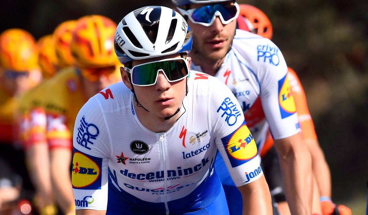 Remco Evenepoel, cabeza de cartel del Deceuninck-Quick Step en la Vuelta a Burgos. Foto: Bettini Photo