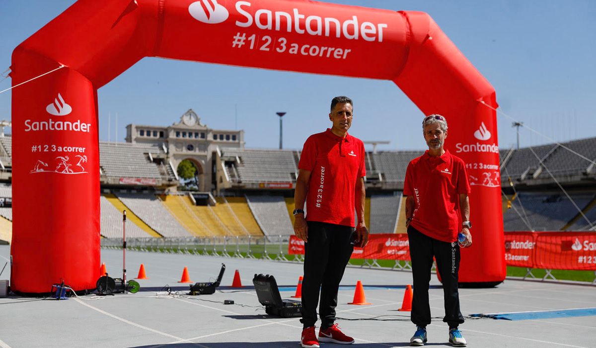 Miguel Indurain y Martín Fiz