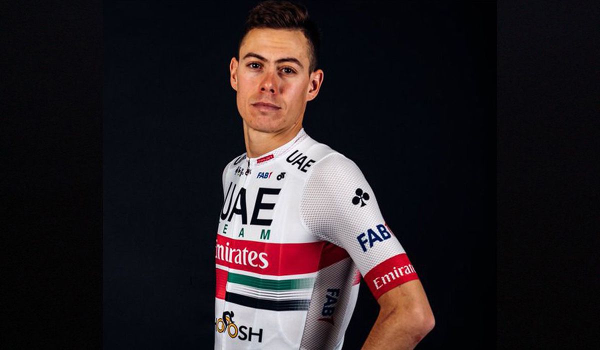 David de la Cruz, el cajero de supermercado que se hizo grande. Foto: UAE Team Emirates