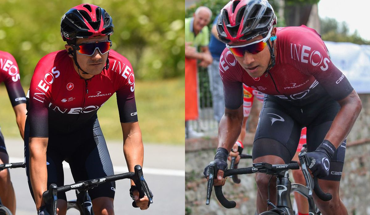 Carapaz y Narváez viajarán a España la próxima semana para sumarse a los entrenamientos del Ineos Carapaz y Narváez viajarán a España la próxima semana para sumarse a los entrenamientos del Ineos