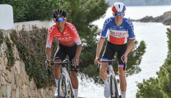 nairo quintana y warren barguil