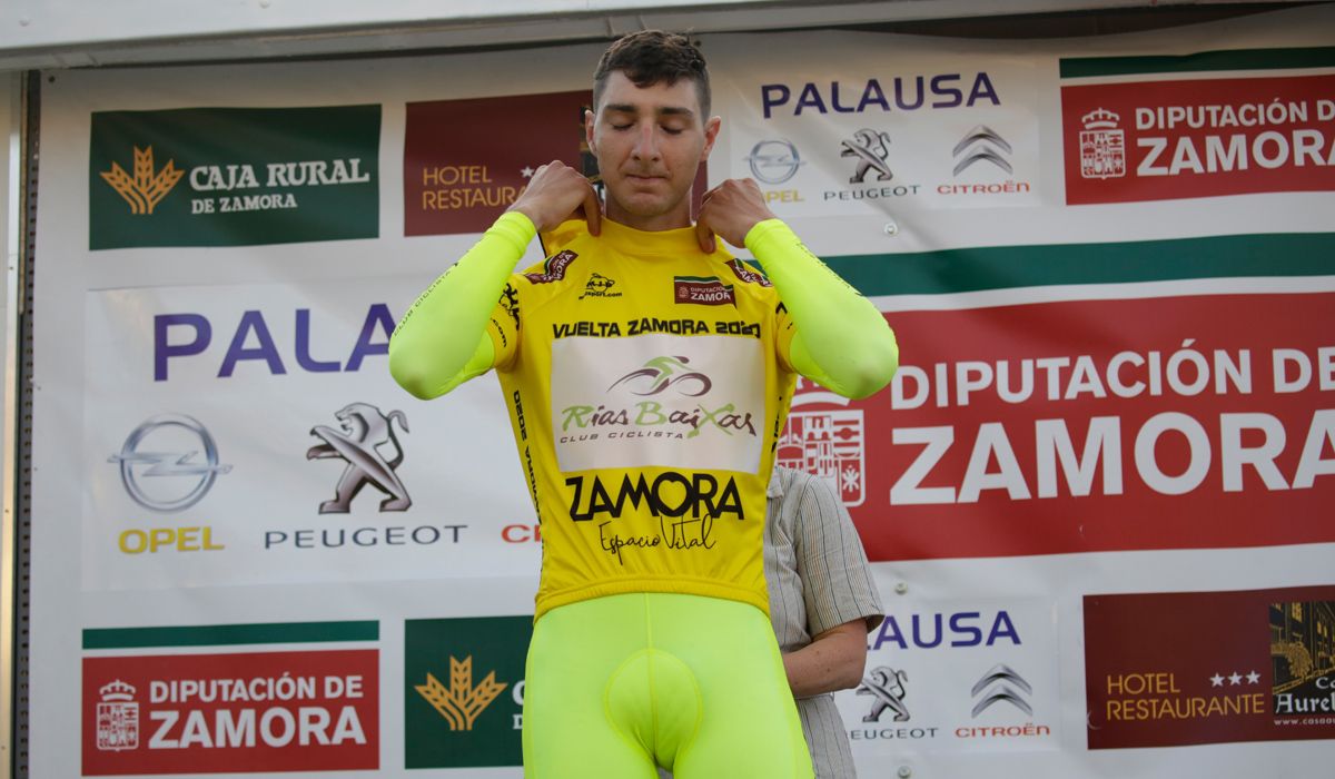 Mauricio Moreira, primer líder de la Vuelta a Zamora