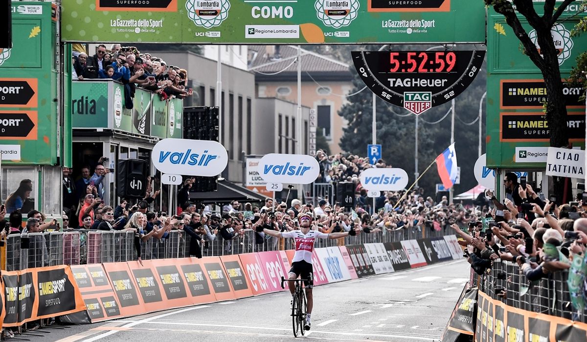 Bauke Mollema ganó en Como Il Lombardia 2019. Foto: LaPresse