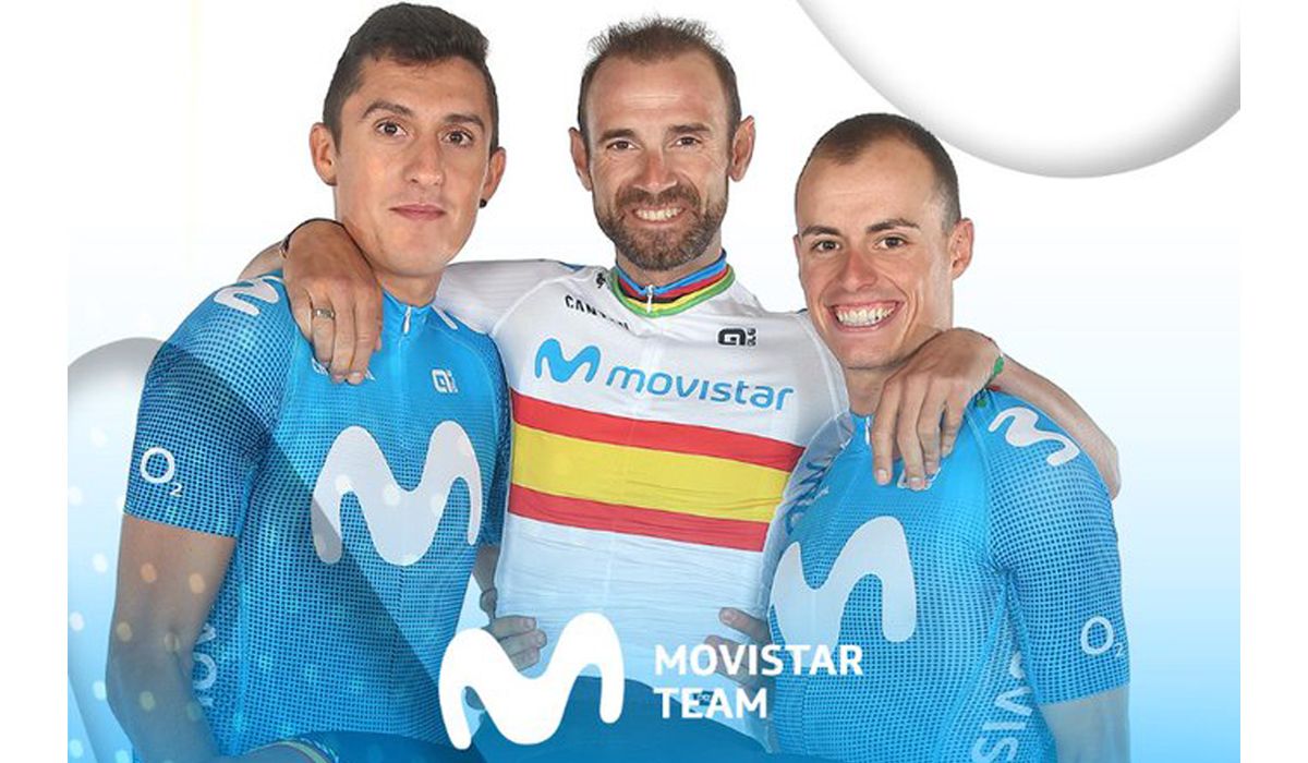 Valverde, Mas y Soler, tridente de lujo del Movistar Team en la Vuelta a Burgos