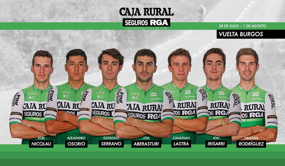 El 'siete' de Caja Rural para Vuelta a Burgos