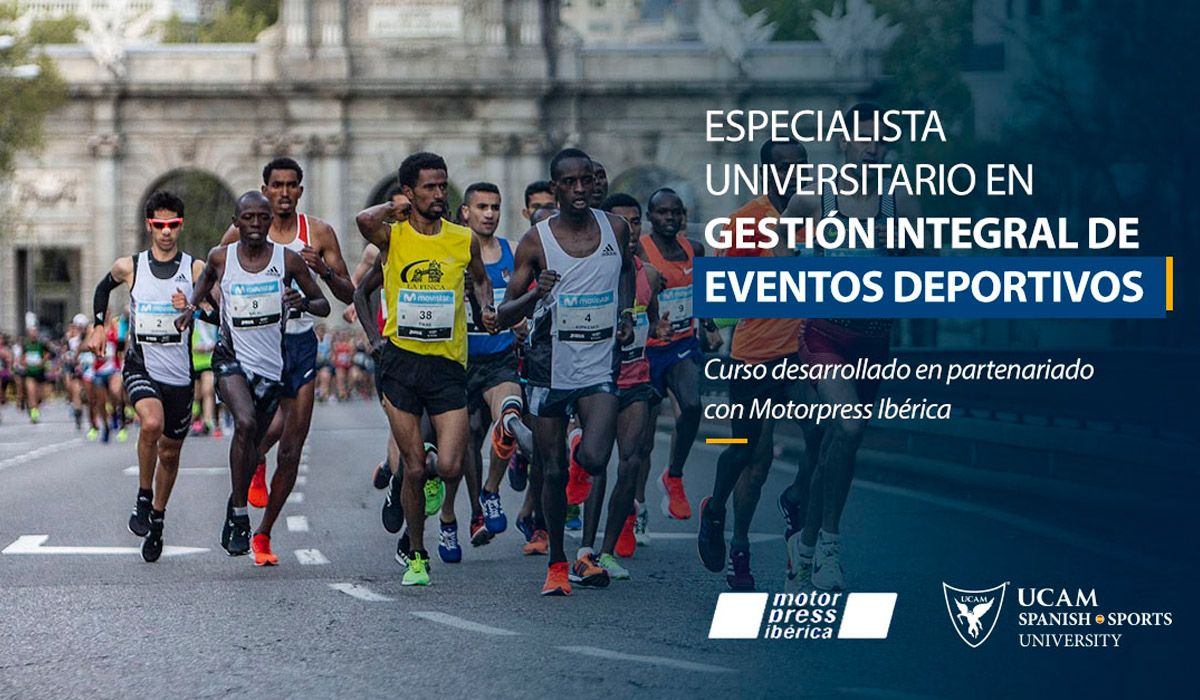 La UCAM y Motorpress lanzan el título de Especialista Universitario en Gestión Integral de Eventos Deportivos