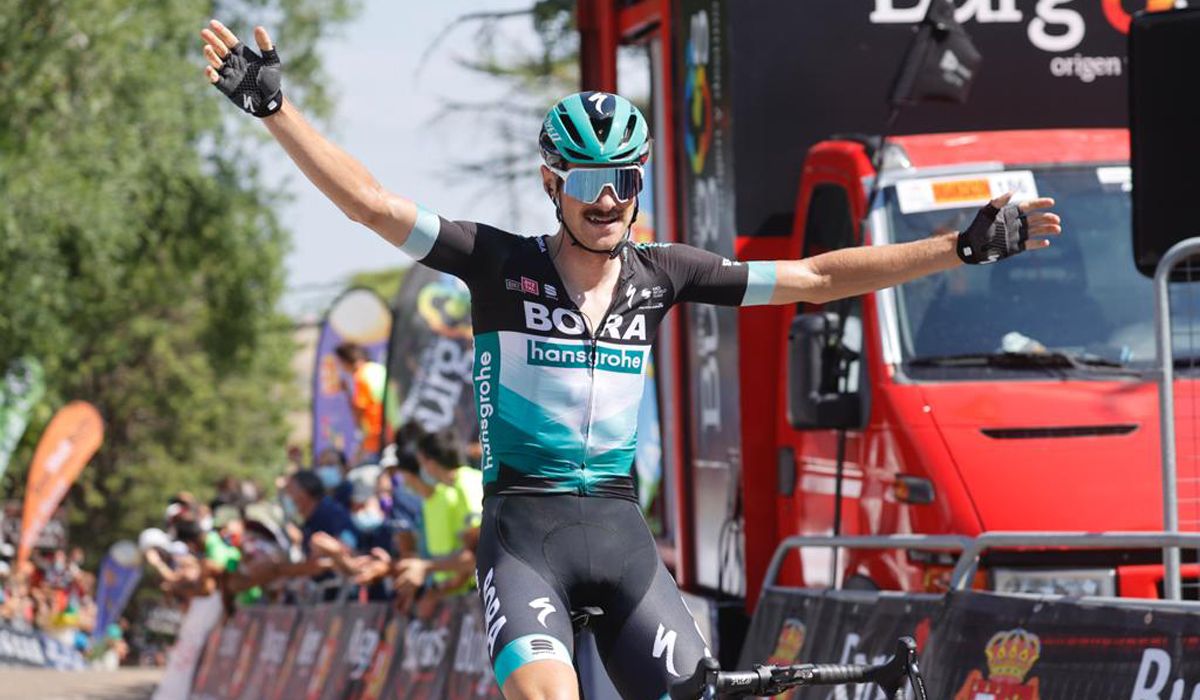 Vuelta a Burgos: explosiva victoria en el Alto del Castillo y liderato, para Grosschartner