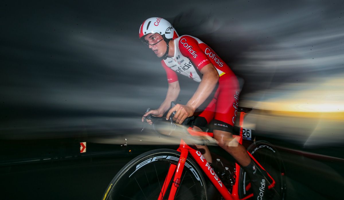 Fernando Barceló, en una imagen de principios de temporada, luciendo ya el maillot del Cofidis