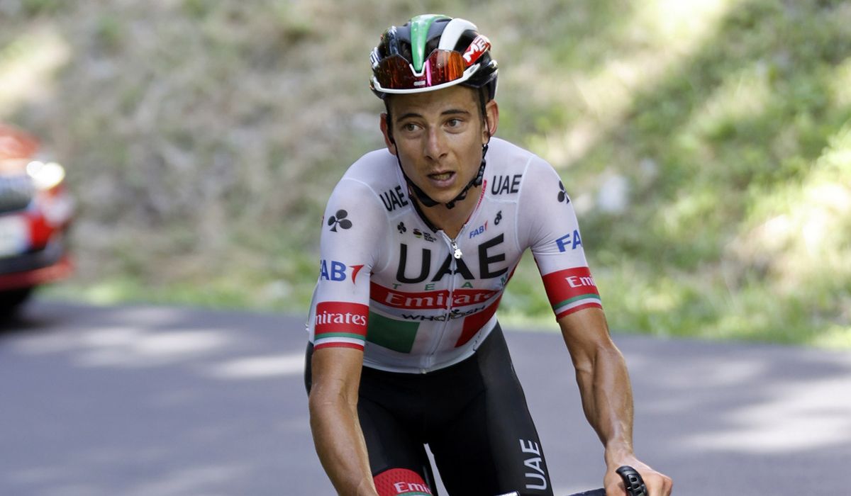 Davide Formolo (UAE), brillante ganador de la 3ª etapa del Dauphiné. 