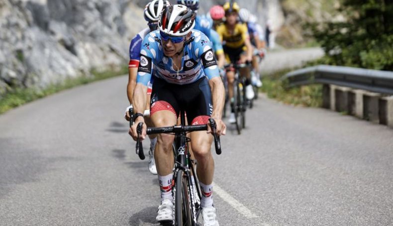 David de la Cruz luchó en cada puerto para consolidar su maillot de la montaña David de la Cruz luchó en cada puerto para consolidar su maillot de la montaña