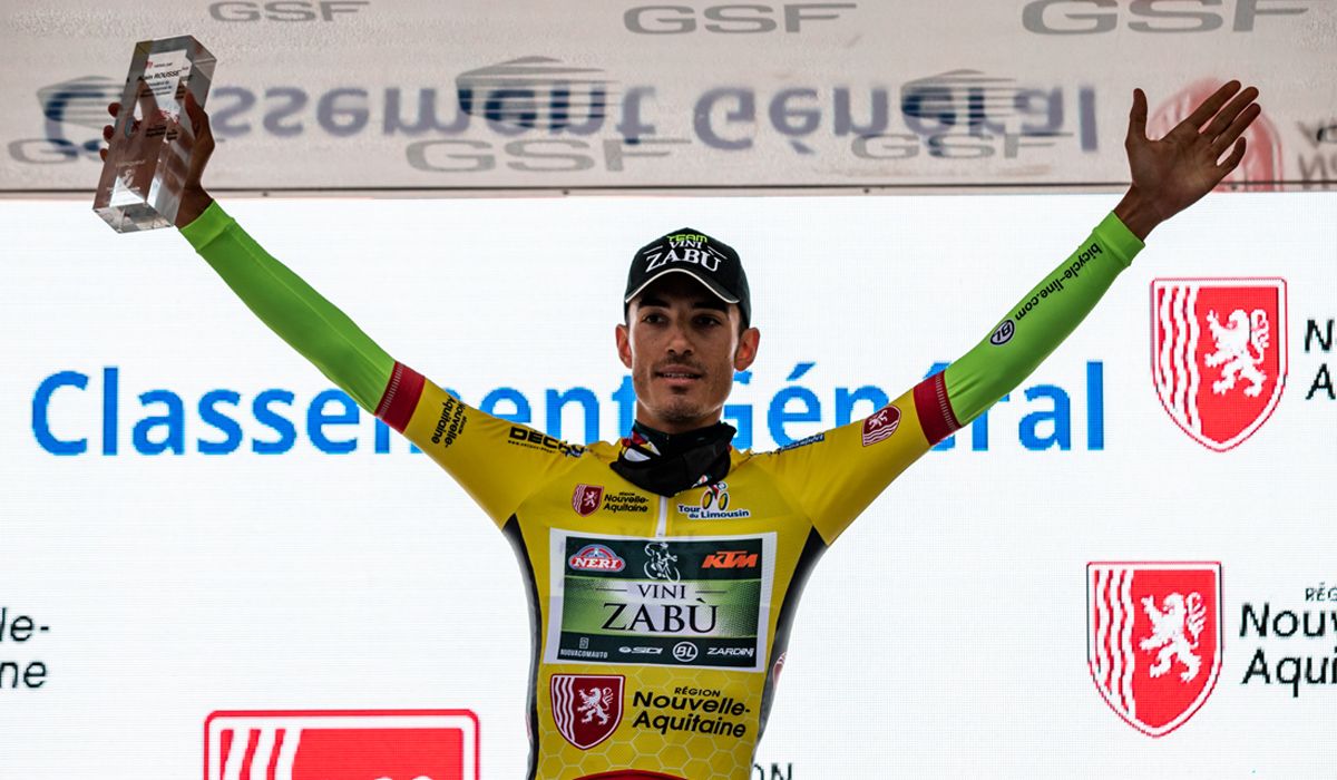 Luca Wackermann (Vini Zabú), ganador final del Tour du Limousin