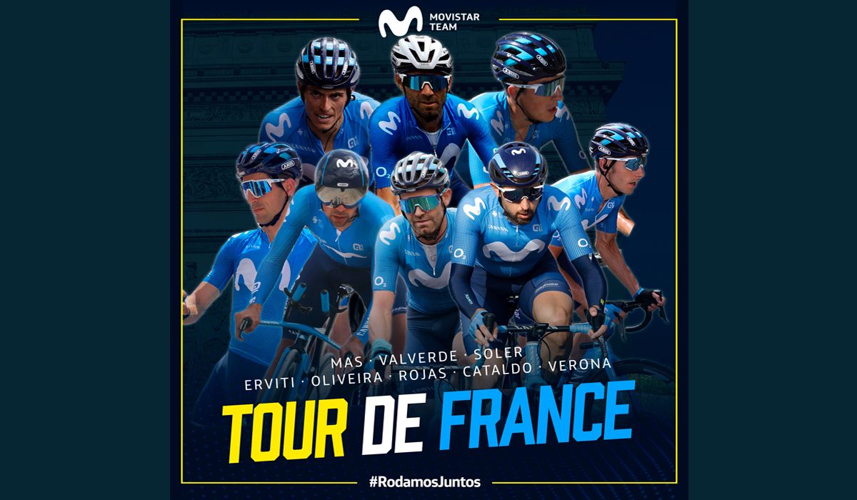 Movistar Team anuncia su equipo para el Tour de Francia