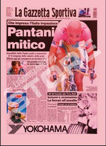Las portadas de la Gazzetta Las portadas de la Gazzetta