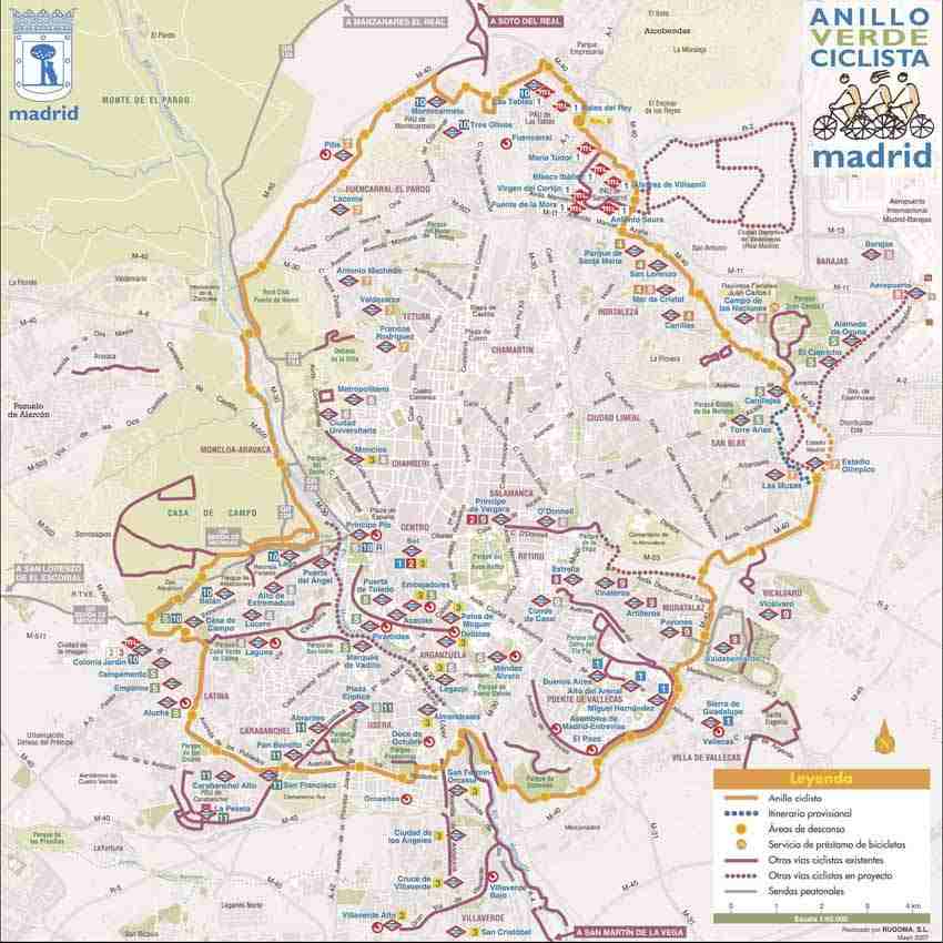 El Anillo Verde Ciclista de Madrid a examen